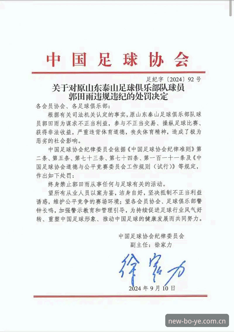 博业体育数据整合对比 揭秘中国足协第三批禁足名单背后的足球腐败生态链